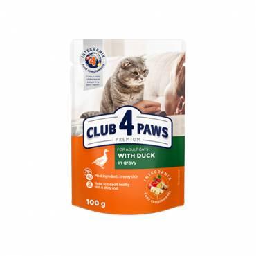 Պահածոյացված կեր կատուների  համար '' Club4Paws'' 