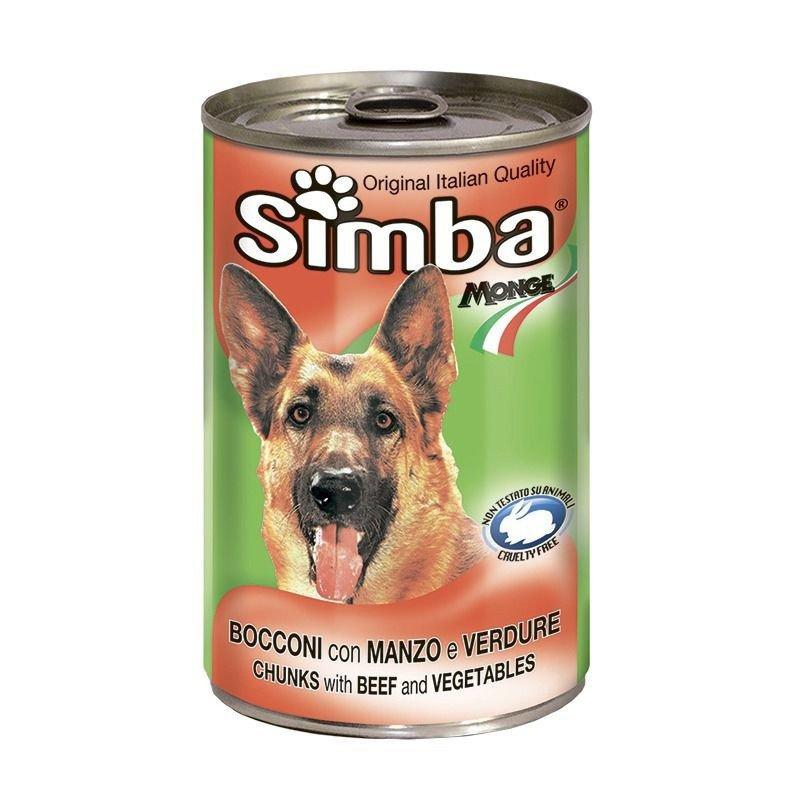 Պահածոյացված կեր շների  համար '' Simba''  1230գ