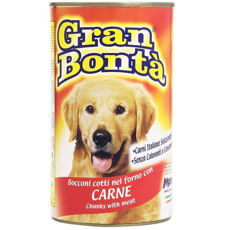 Պահածոյացված կեր շների  համար '' MONGE GRAN BONTA'' 